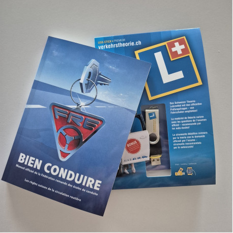 P A C K   Clé USB Verkehrstheorie + Manuel Bien Conduire